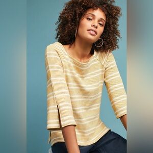 Anthropologie Postmark Striped Flared
Sleeve Top Size XS